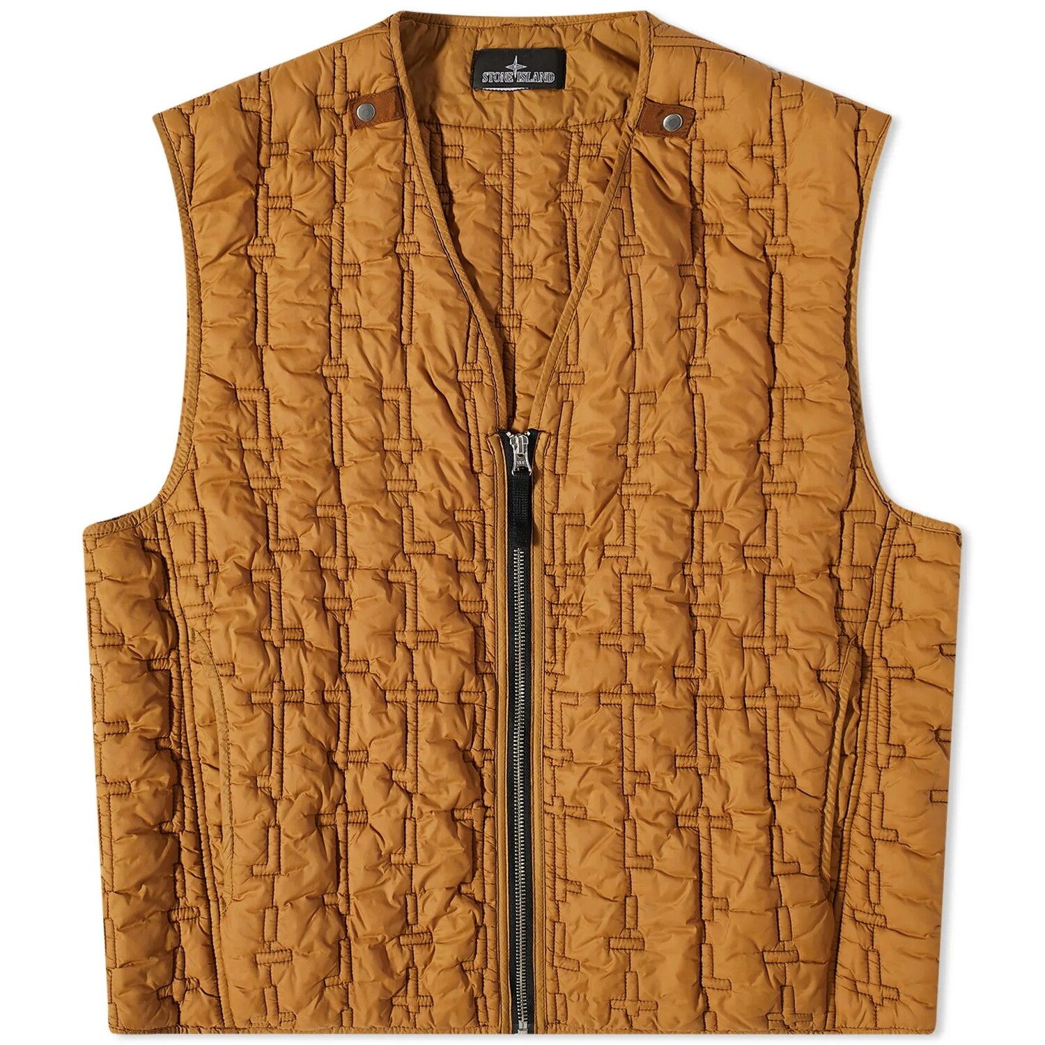 

Жилет Stone Island Shadow Project Quilted Nylon, коричневый