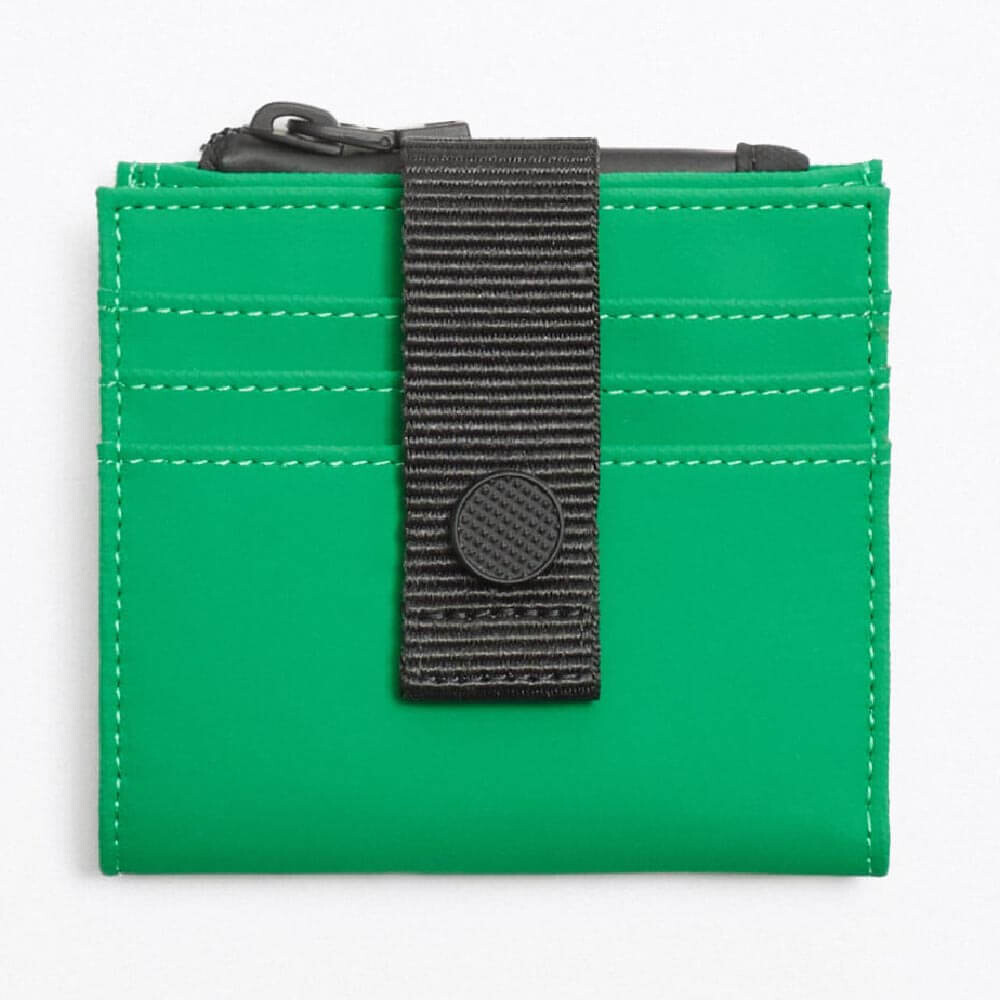 

Бумажник Zara Rubberised Card Holder, черный/зеленый