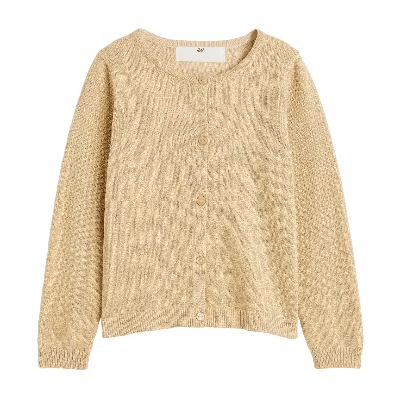 

Кардиган H&M Sparkly, бежевый