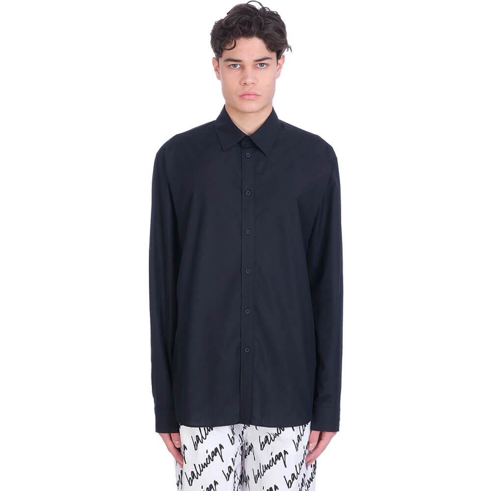 

Рубашка Balenciaga Cotton, чёрный
