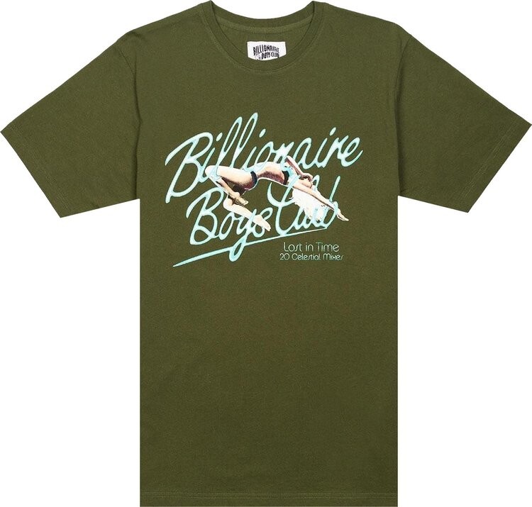 

Футболка Billionaire Boys Club Celestial Mixes Tee 'Chive', зеленый
