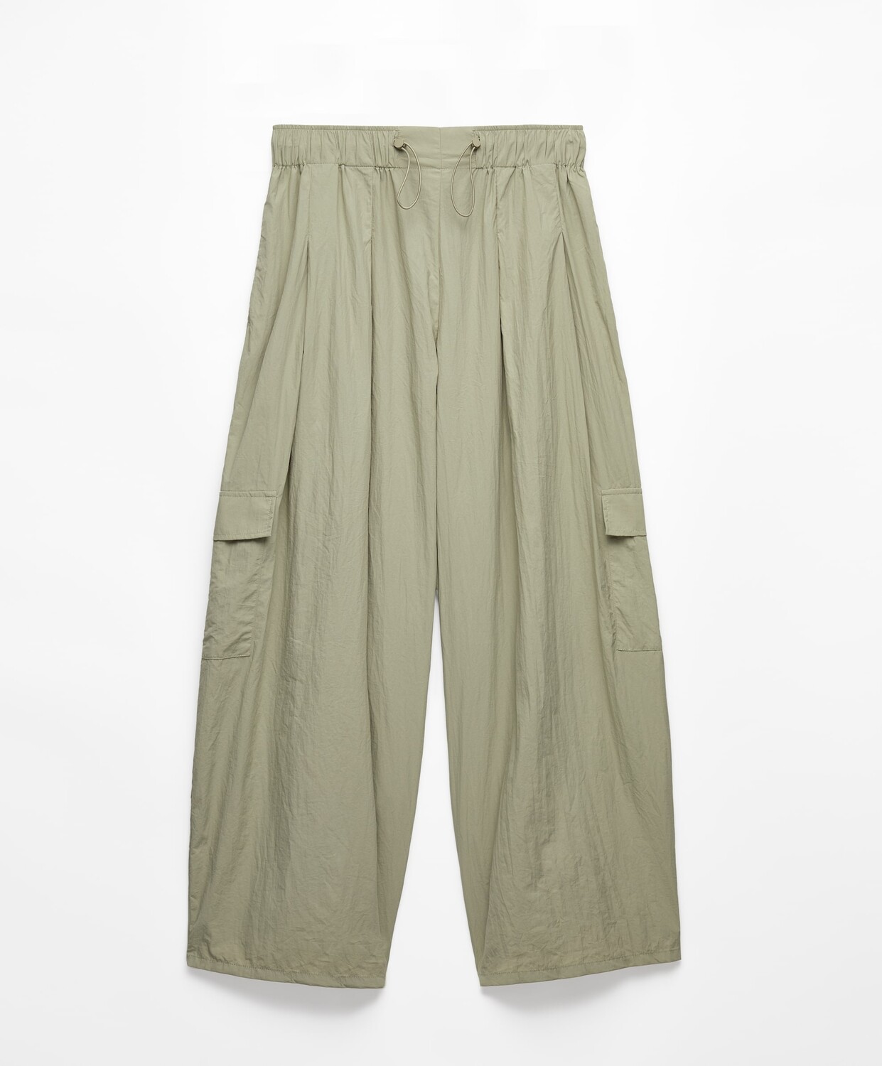 

Брюки карго Oysho Wide-leg, хаки