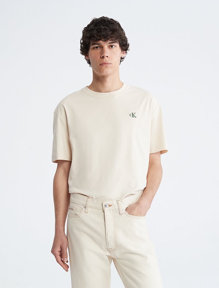 

Футболка свободного кроя с круглым вырезом и логотипом Archive Calvin Klein