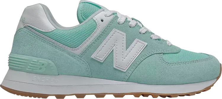 

Кроссовки New Balance Wmns 574 'White Mint', зеленый