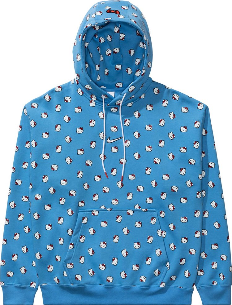 Худи Nike x Hello Kitty Fleece Hoodie 'University Blue', синий - фото