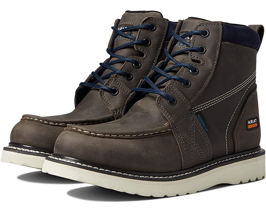 

Ботинки Rebar Wedge Moc Toe H2O Ariat, серый