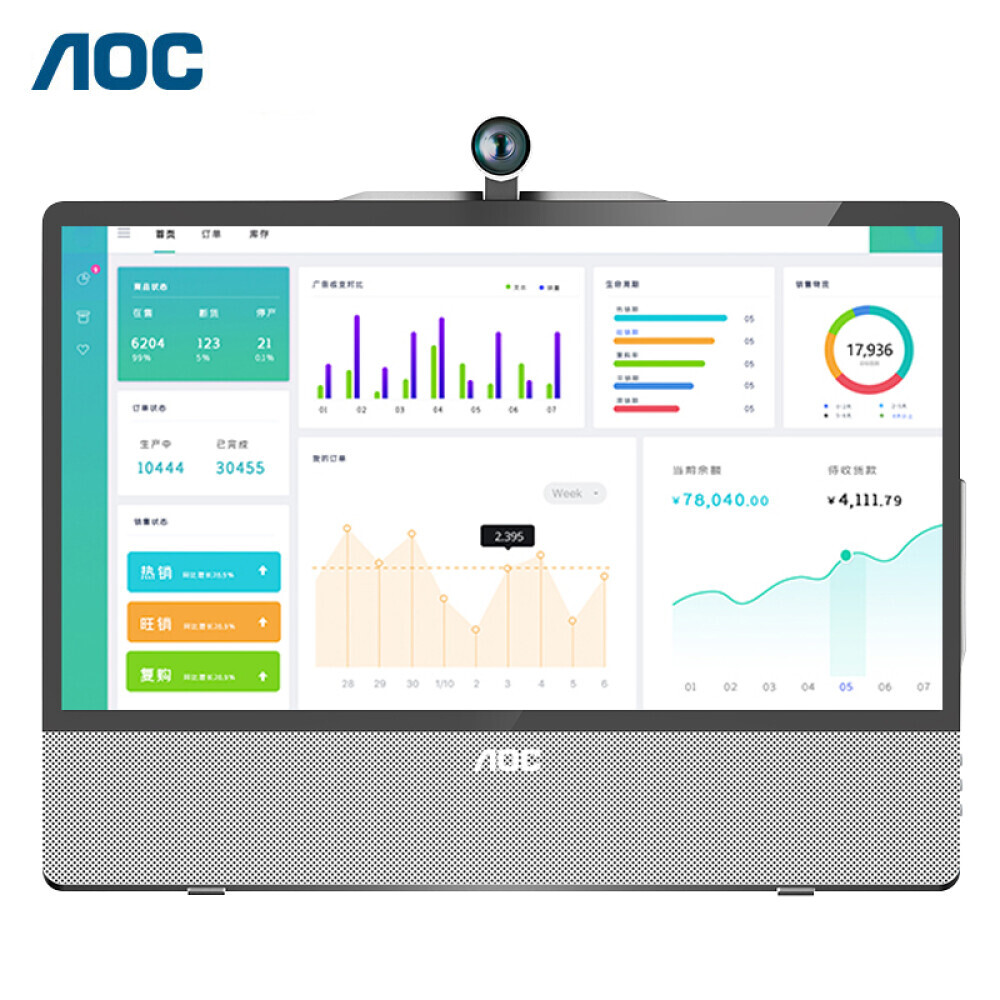 

Монитор AOC Smart Conference Flat Panel 22T1M 21,5 IPS со встроенным микрофоном
