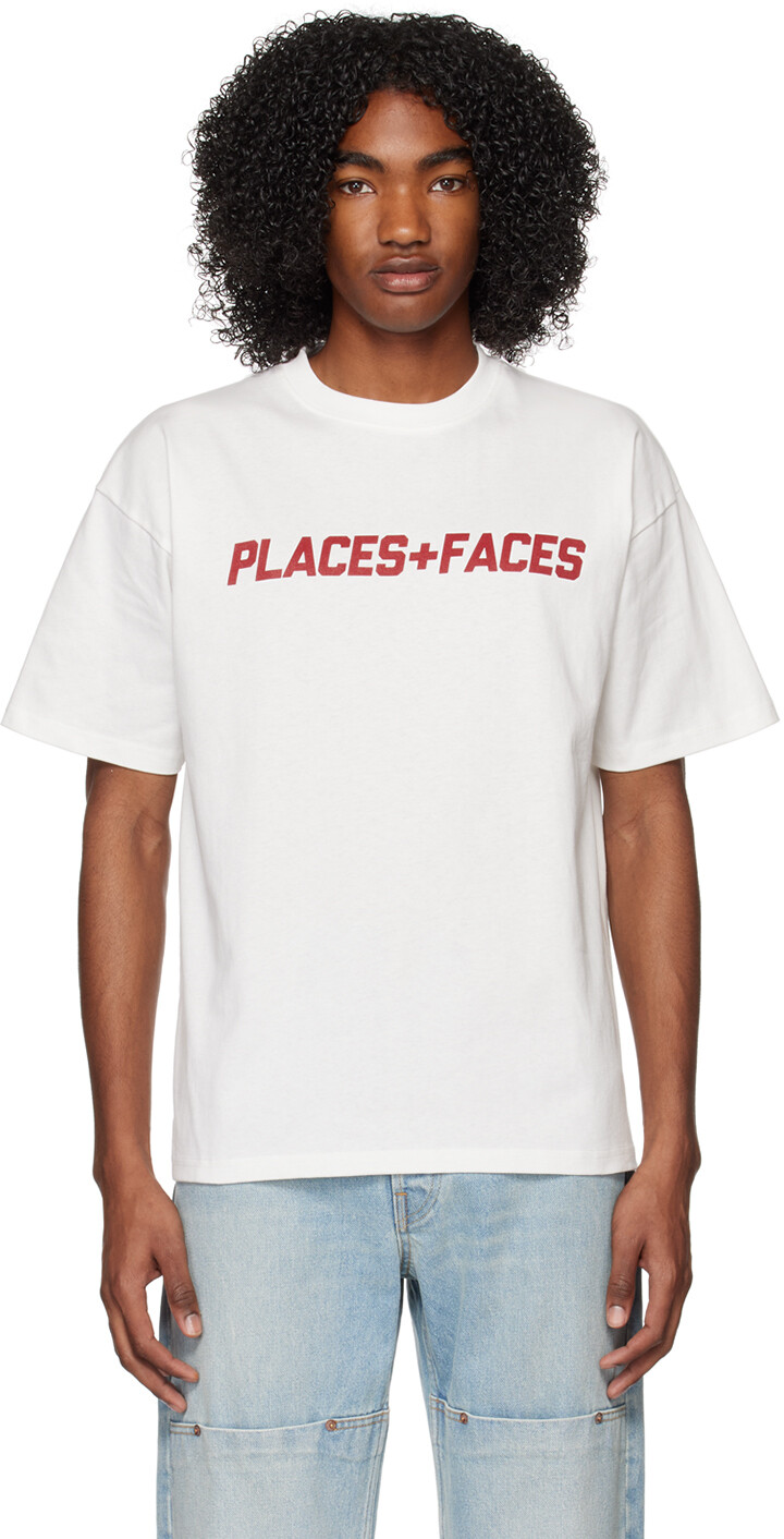 

Белая футболка с эмблемой PLACES+FACES, Белый