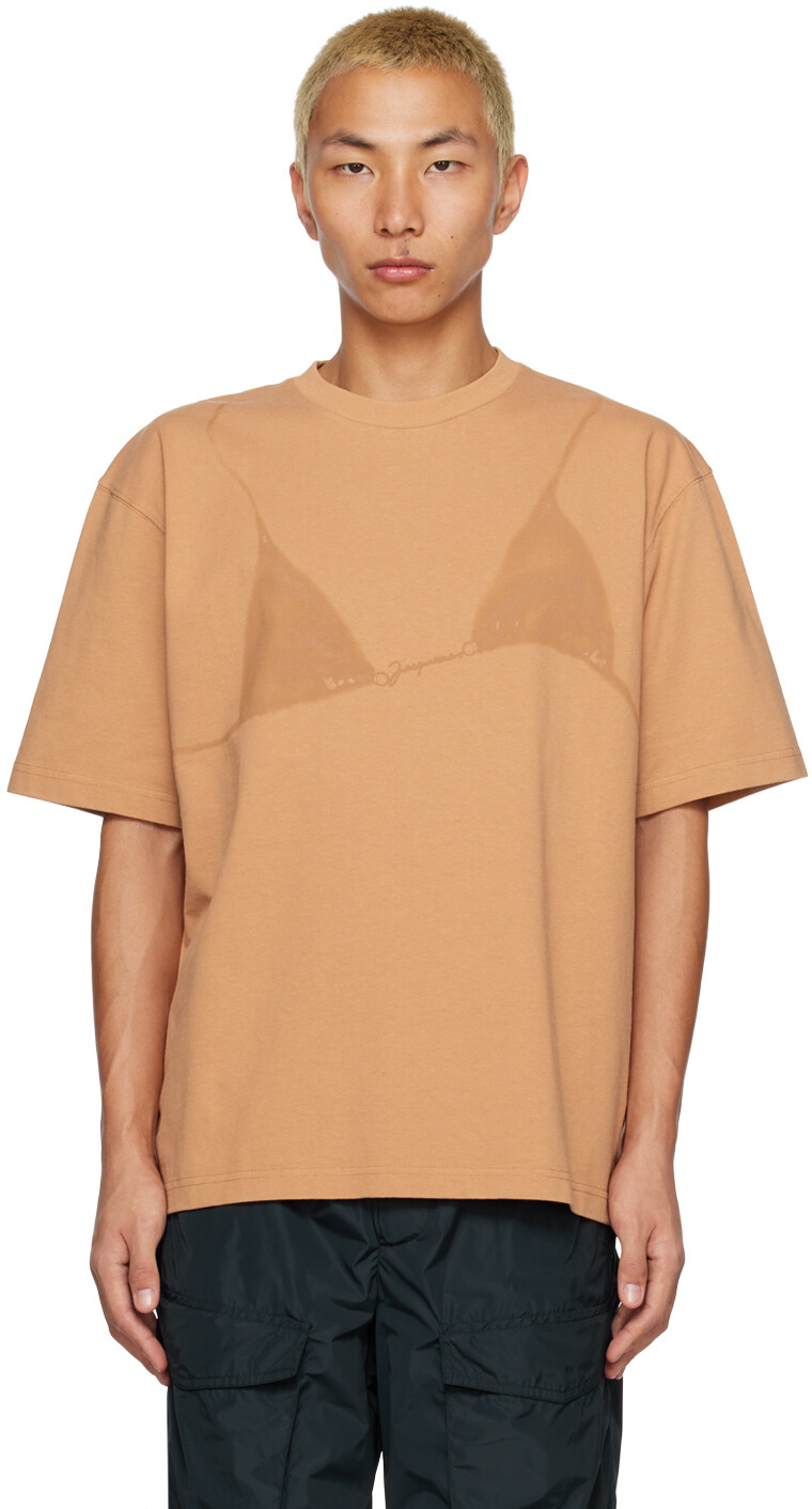 

Бежевая футболка Le Bikini Jacquemus