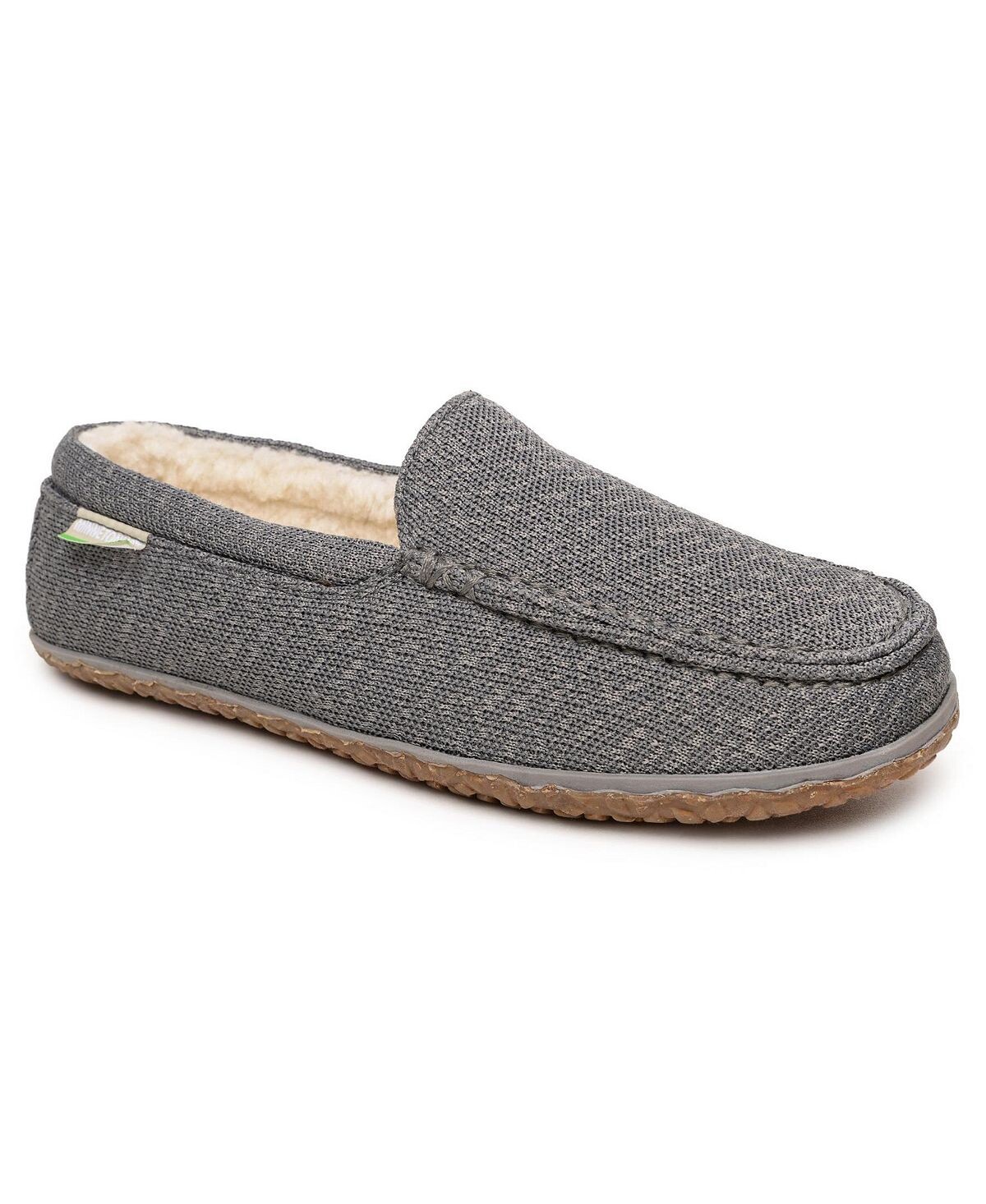 

Мужские эко тапочки из вяза Minnetonka, серый
