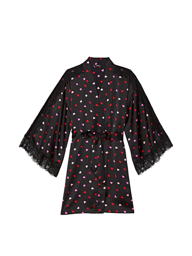 

Victoria's Secret Lace Inset Jacquard, чёрный