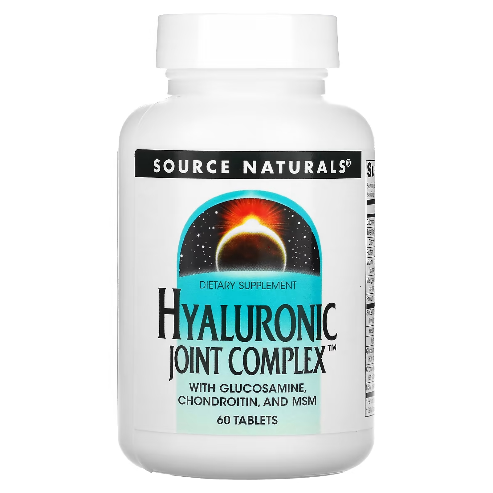 Source Naturals гиалуроновый комплекс для суставов, 60 таблеток source naturals улучшенный комплекс b 12 5 мг 60 таблеток для рассасывания