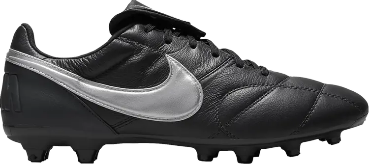 

Бутсы Nike Premier 2 FG 'Off Noir Metallic Silver', черный