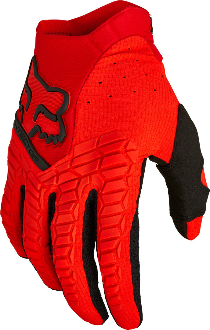 Перчатки FOX Pawtector мотокроссовые, красный/черный