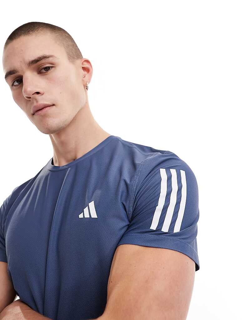 

adidas Running — Own The Run — темно-синяя футболка
