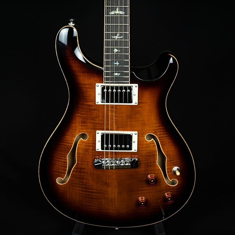 

PRS Paul Reed Smith SE Hollowbody II Piezo Ebony Fingerboard Black Gold Burst (CTCF10408)
