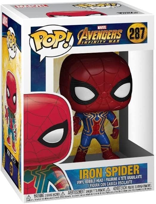 фигурка neca avengers infinity war – iron spider aka spiderman – на солнечной батарее 15 см Фигурка Funko POP! Marvel: Avengers Infinity War - Iron Spider