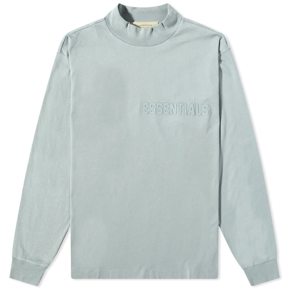 

Футболка Fear of God Essentials Long Sleeve Tee, Серый