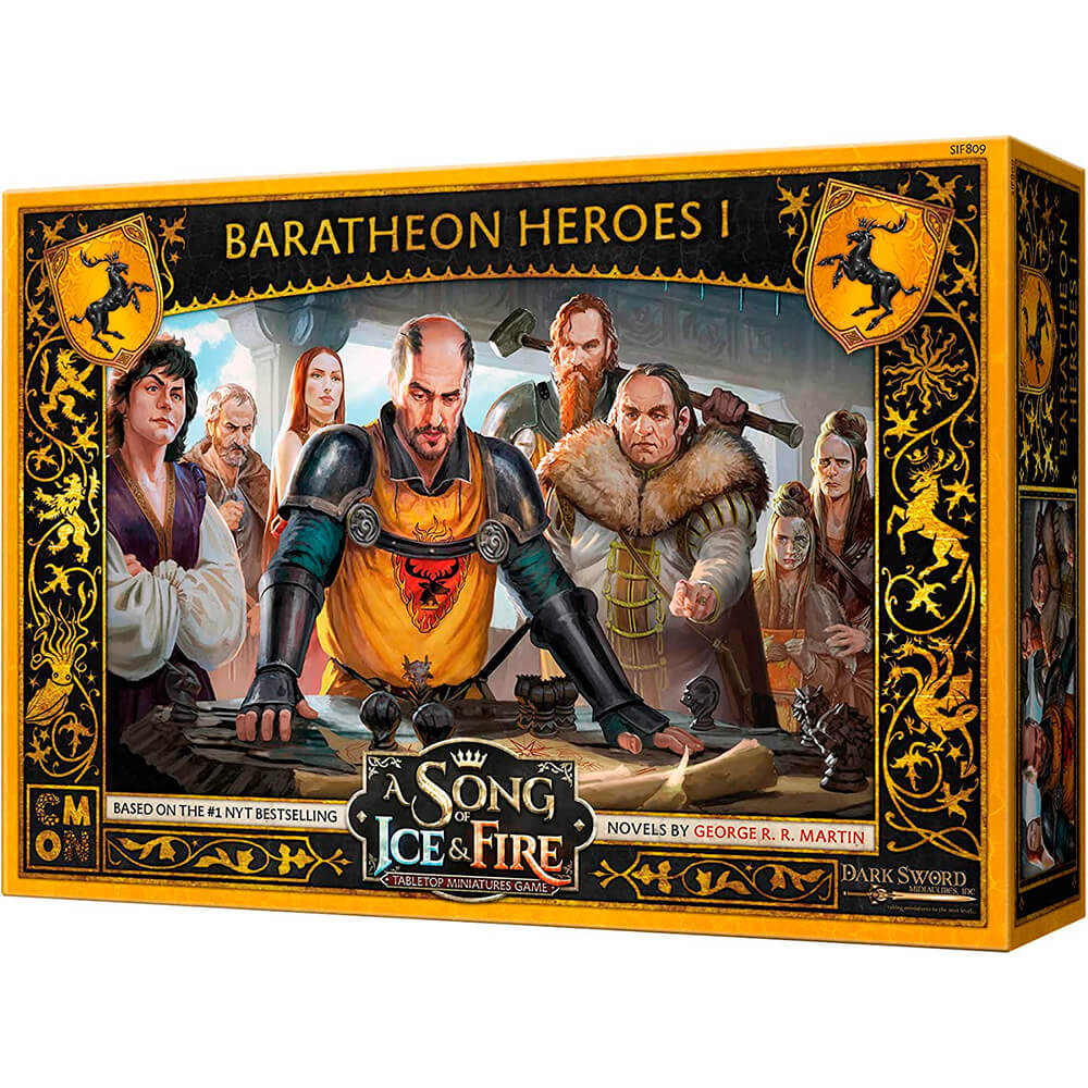 Дополнительный набор к CMON A Song of Ice and Fire Tabletop Miniatures Game, Baratheon Heroes I настольная игра baratheon faction pack a song of ice
