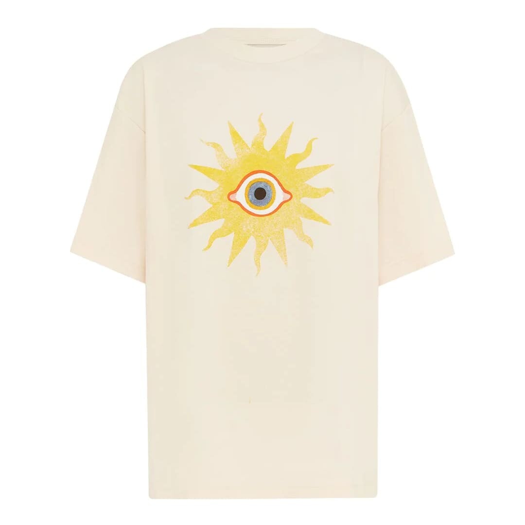 

Футболка ALÉMAIS Lou Eye, кремовый/мультиколор, Бежевый