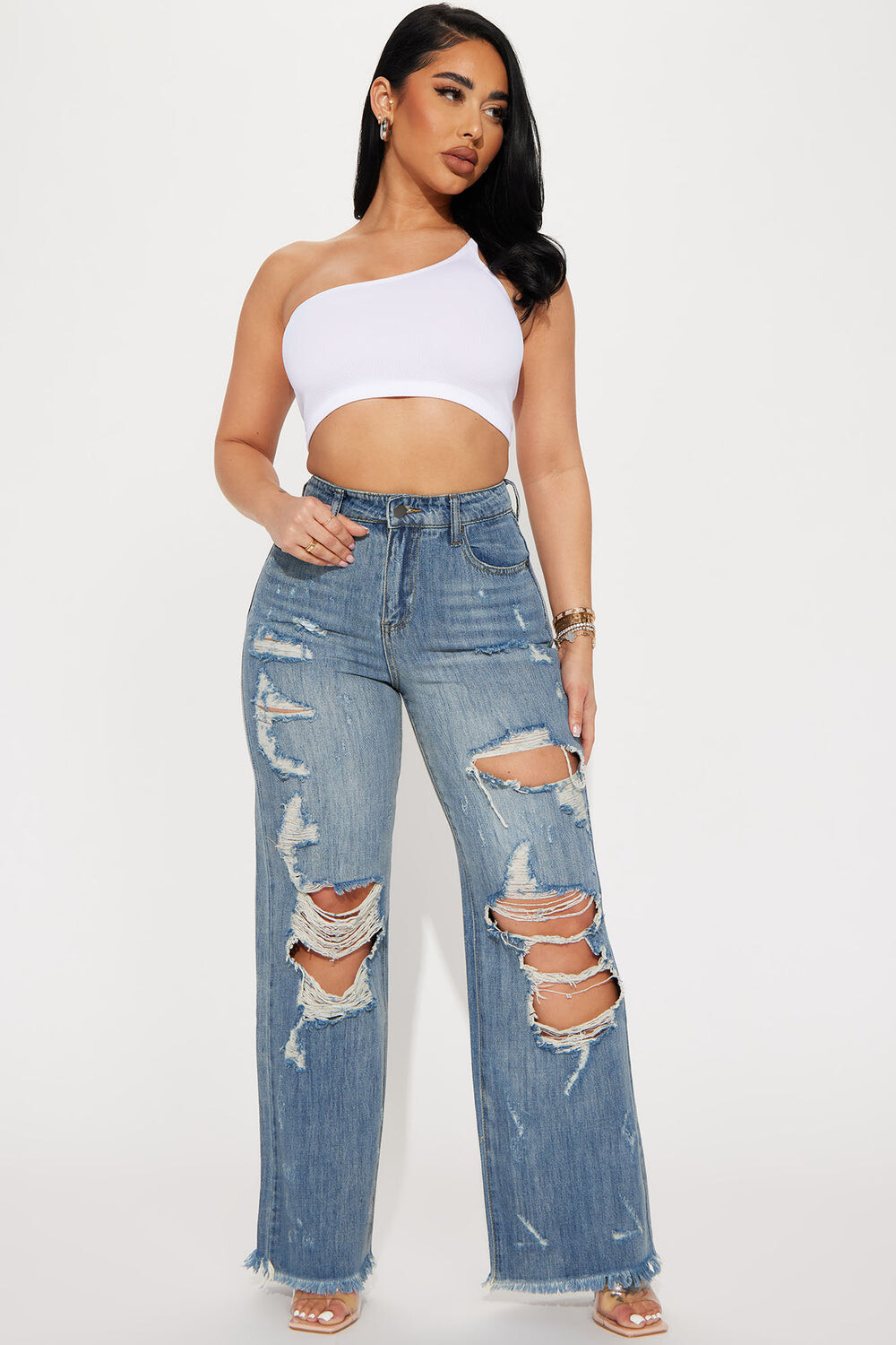 

Джинсы Fashion Nova FN1069I647, синий
