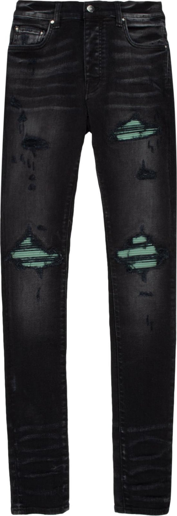 Джинсы Amiri Ultra Suede MX1 Jean 'Aged Black', черный