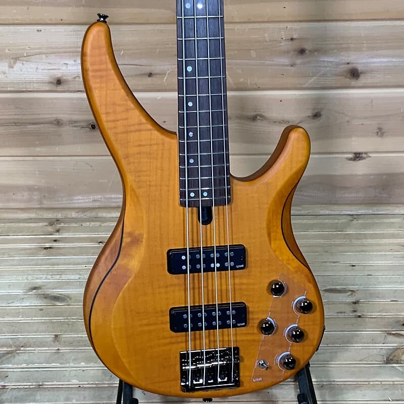 

Бас-гитара Yamaha TRBX604FM — матовый янтарный TRBX604FM Bass - Matte Amber