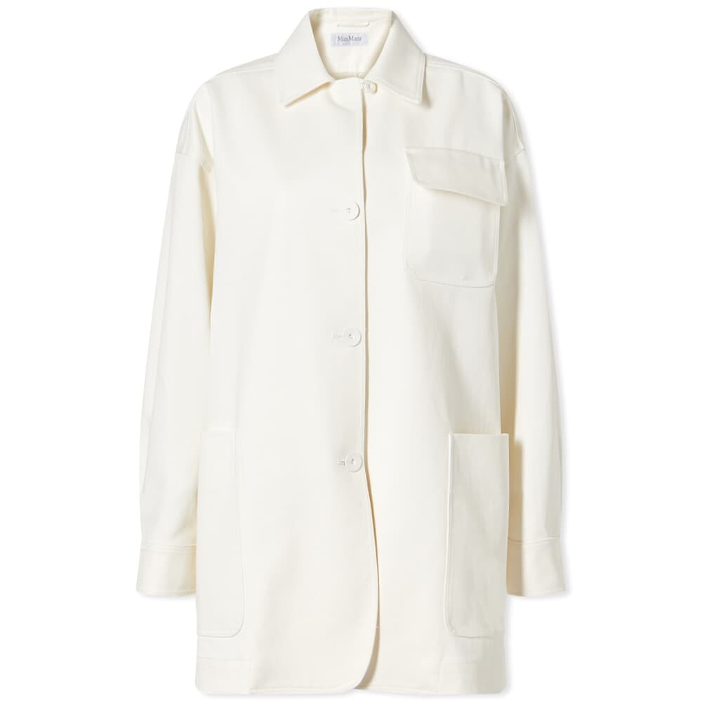 

Куртка-рубашка в стиле регтайм Max Mara, Белый