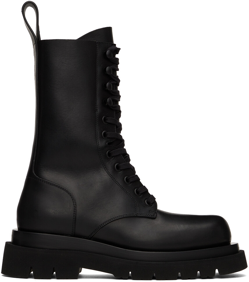 

Ботинки Black Lug на шнуровке Bottega Veneta
