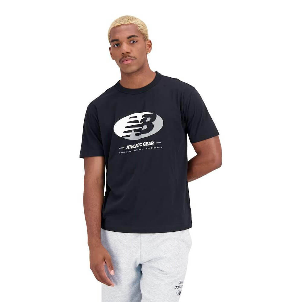 

Футболка New Balance Men's Essentials Reimagined Cotton, черный