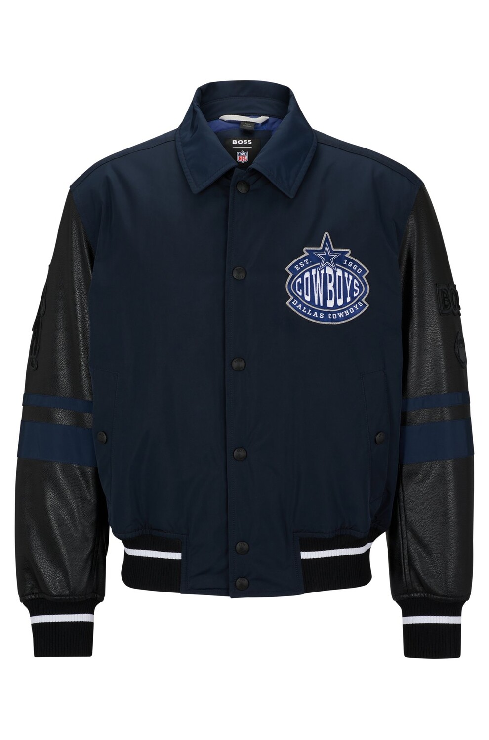

Куртка бомбер Boss X Nfl Water-repellent With Collaborative Branding Cowboys, синий