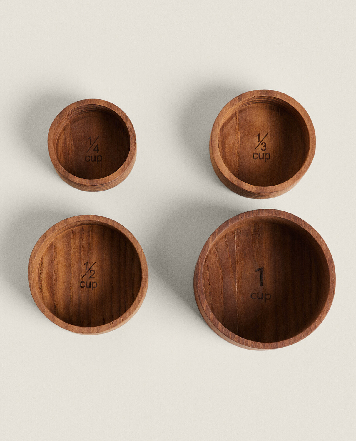 

Набор кухонных мерных стаканчиков Zara Home, коричневый
