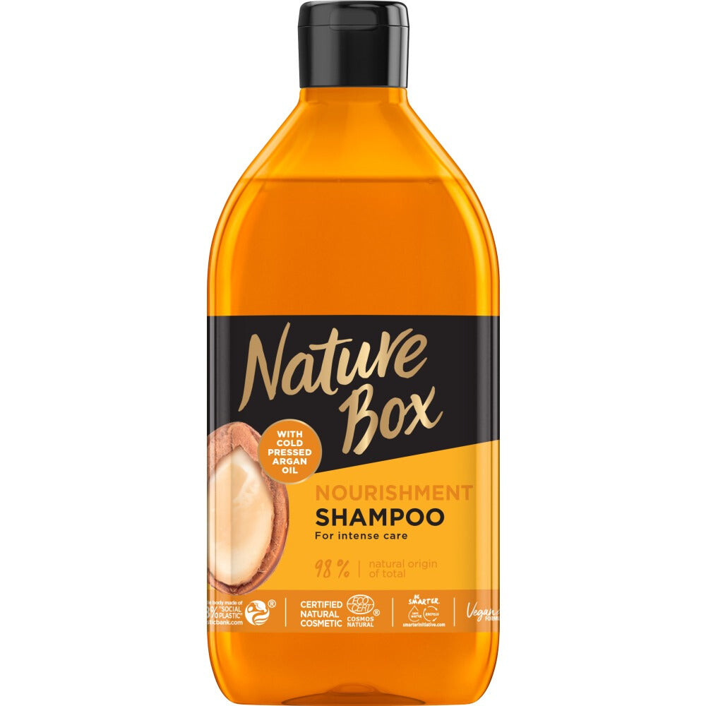 

Nature Box Nourishment Shampoo питательный шампунь для волос с аргановым маслом 385мл