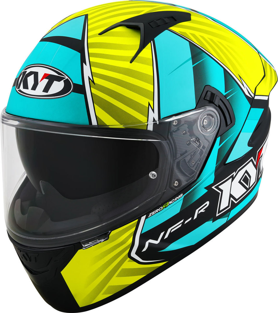 Шлем KYT NF-R Xavi Fores 2021 Replica, желто-зеленый цена и фото