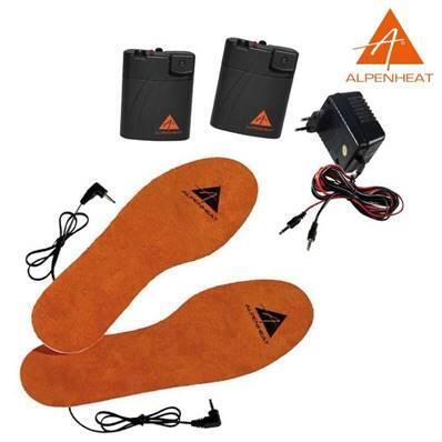 Стельки с подогревом Alpenheat AH8 Comfort на аккумуляторной батарее, черный / оранжевый зимние стельки с электрическим подогревом подогреватель для ног с usb подогревом подогреваемые стельки унисекс с подогревом