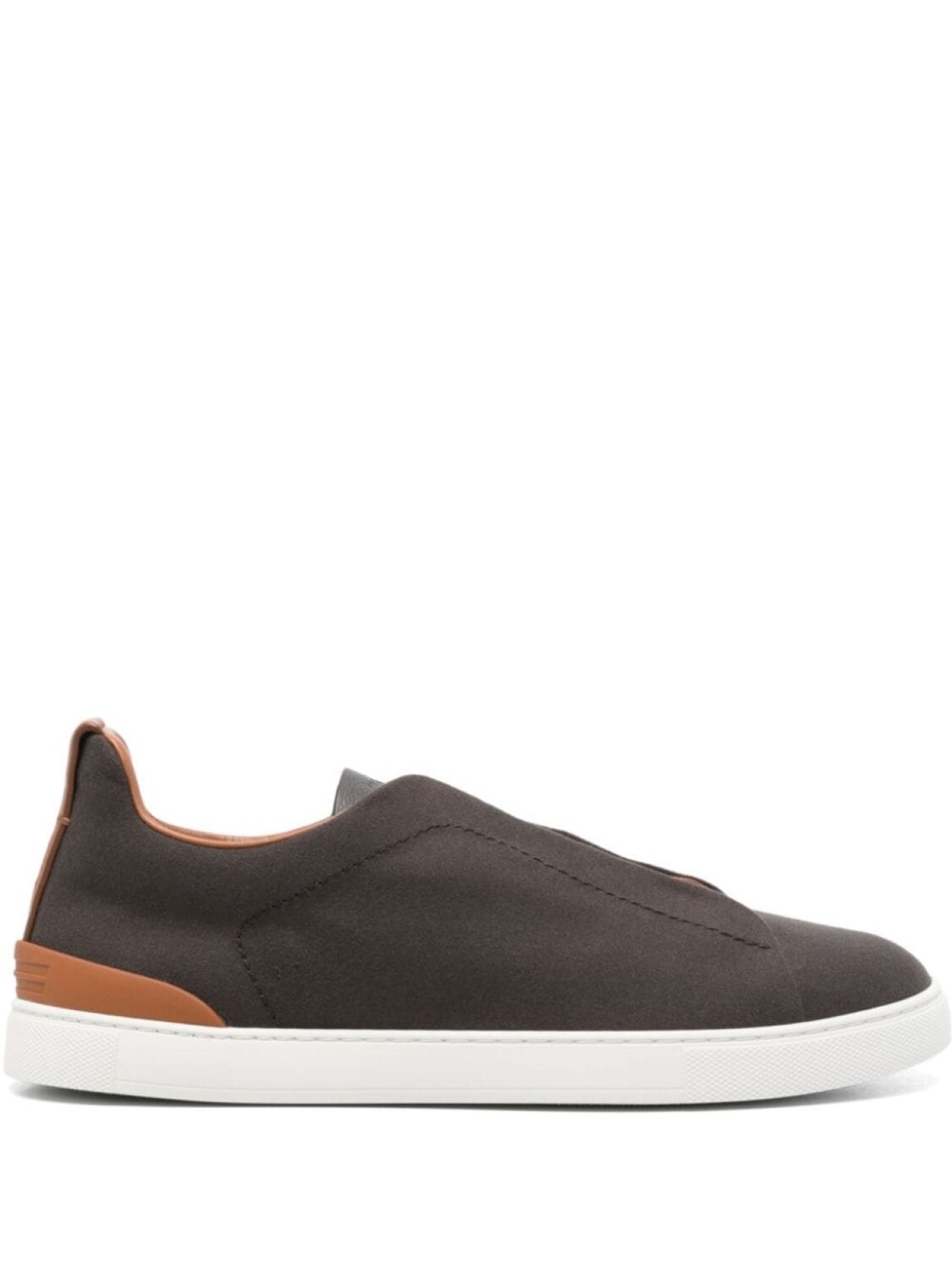 

Кроссовки Triple Stitch Zegna, коричневый