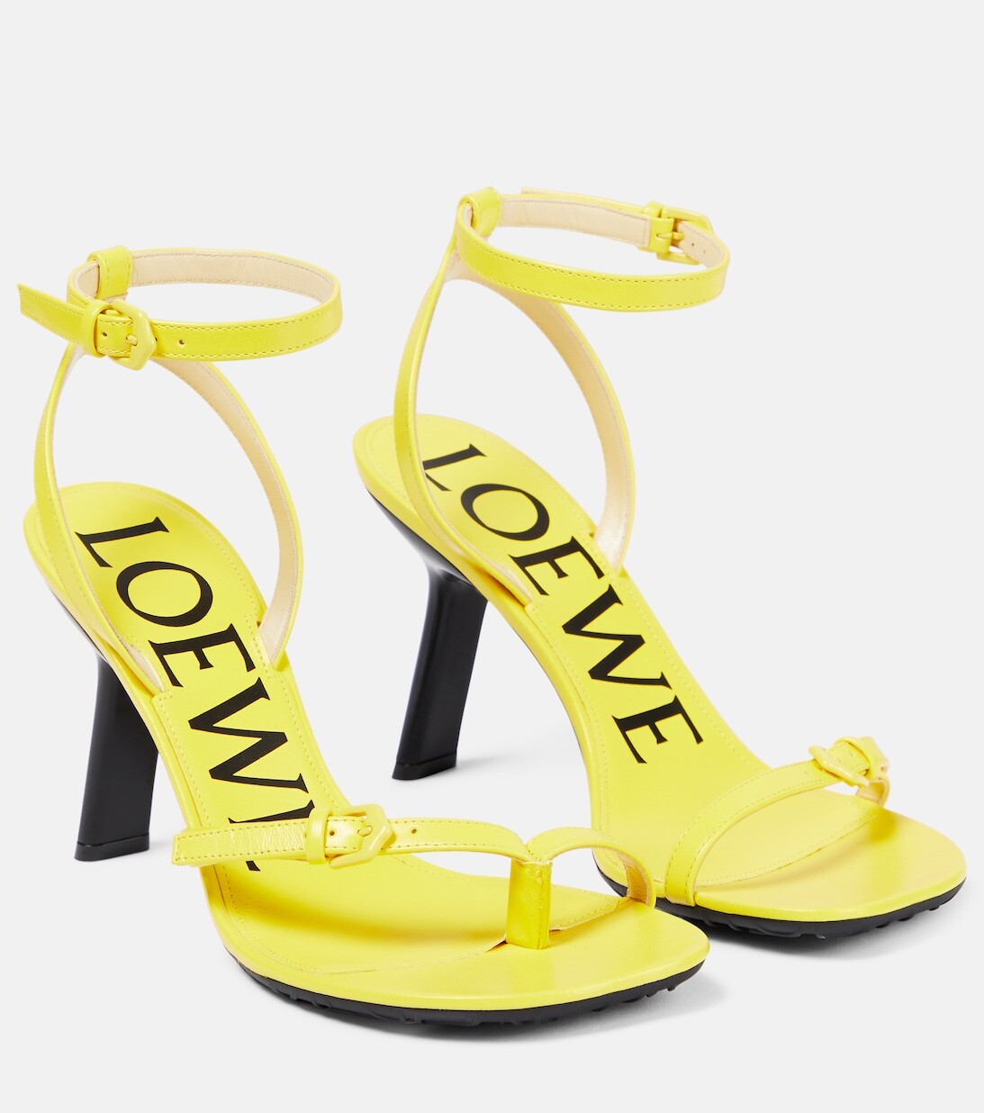 

Босоножки с лепестками кожи Loewe, желтый