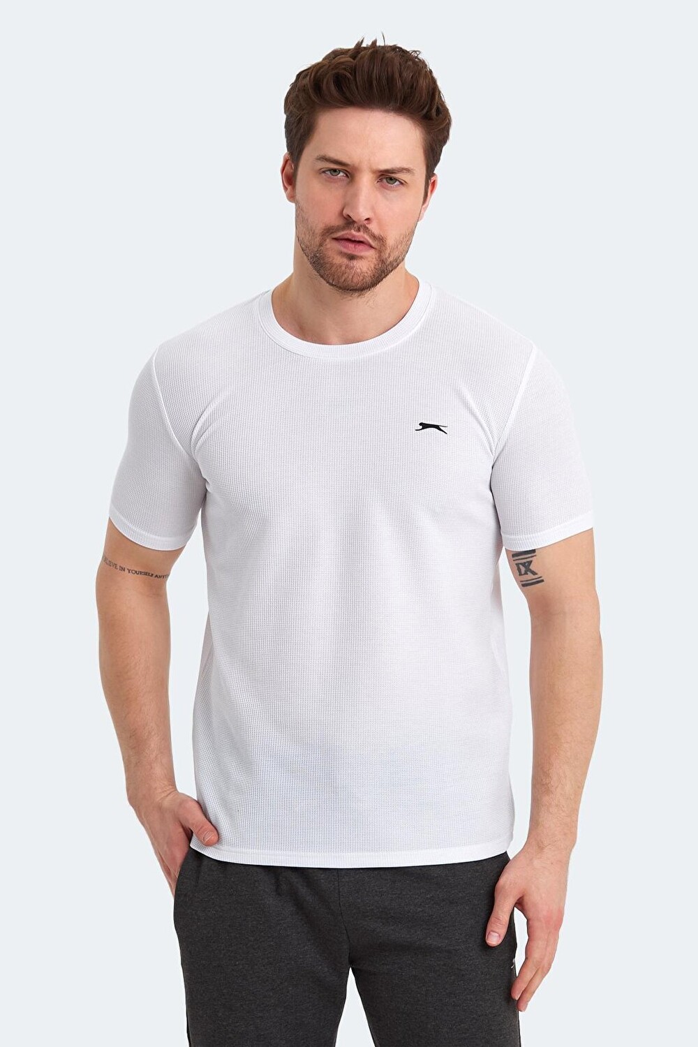 

SATURN I Мужская футболка Белая SLAZENGER, Белый