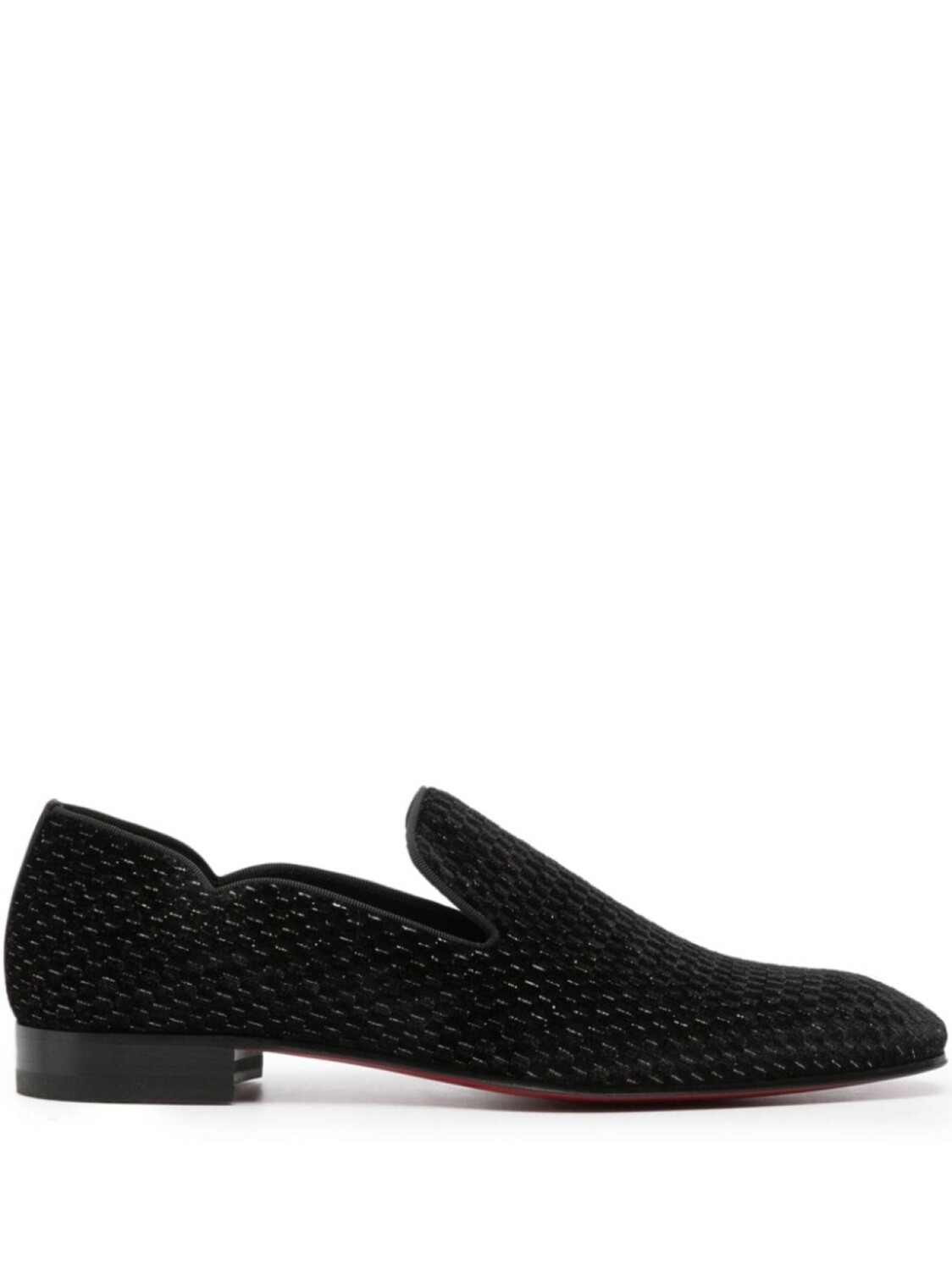 

Christian Louboutin бархатные мокасины Dandy Chick, черный