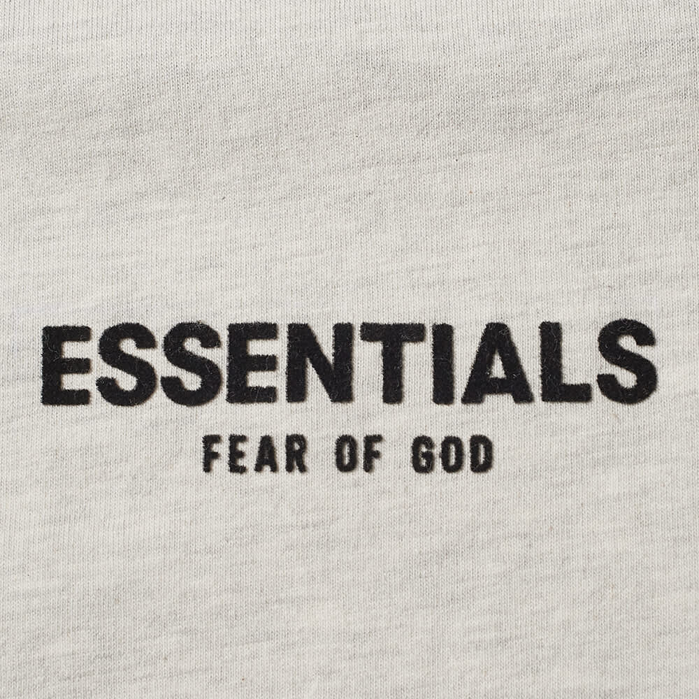 

Детская футболка с логотипом Fear of God Essentials, бежевый