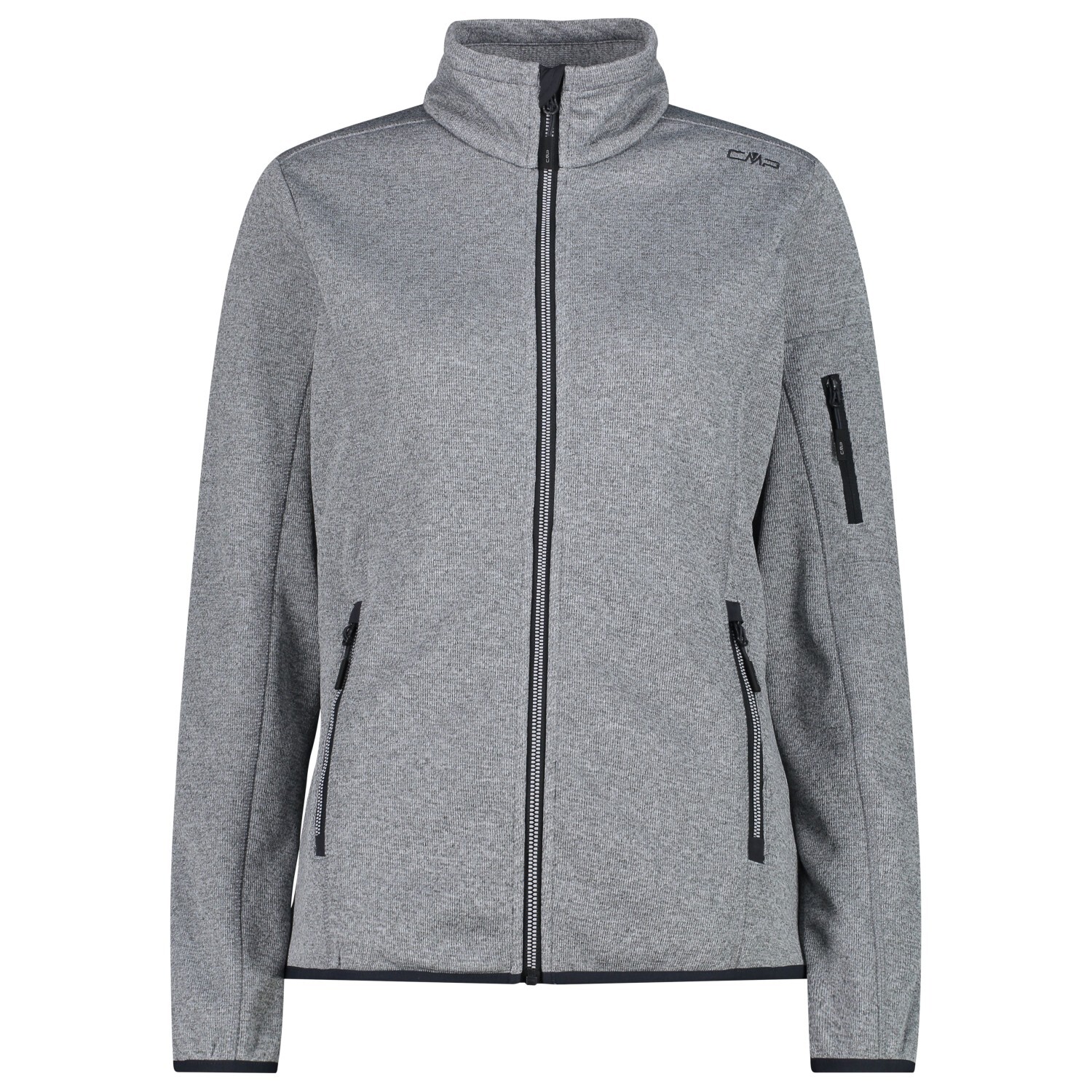 

Флисовая жилетка Cmp Women's Knitted + Mesh, цвет Glacier/Cemento