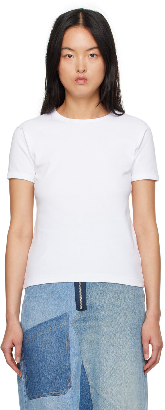 

Эксклюзивная белая футболка Carter Young SSENSE, Белый