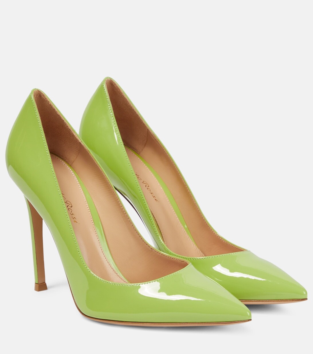 

Туфли-лодочки Gianvito 105 из лакированной кожи Gianvito Rossi, зеленый