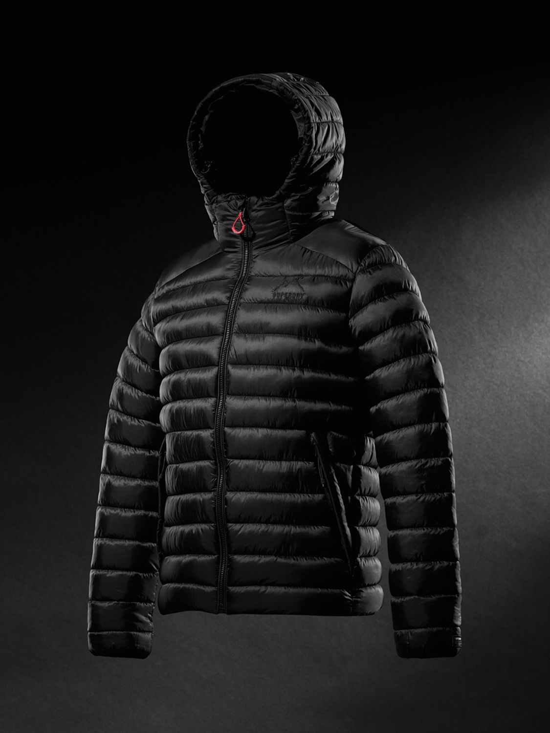 Утепленная куртка Fuji Sport с капюшоном Superdry, черный