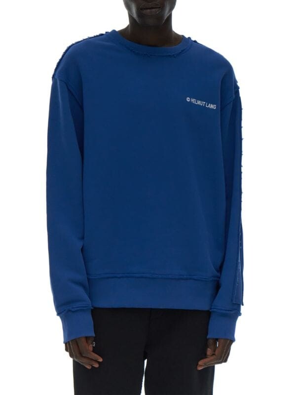 

Толстовка Helmut Lang Trapunto с круглым вырезом, royal blue