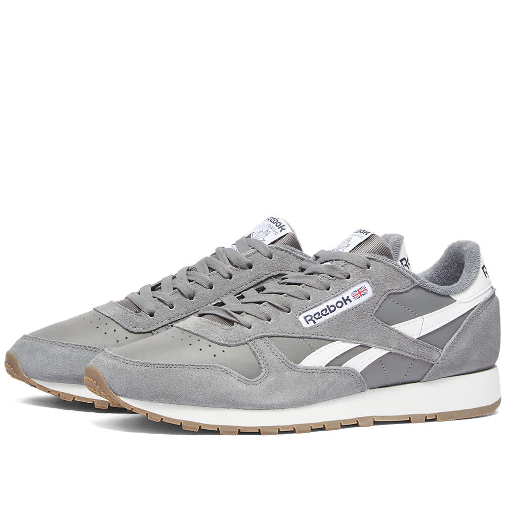 

Кроссовки Reebok Classic Leather, серый