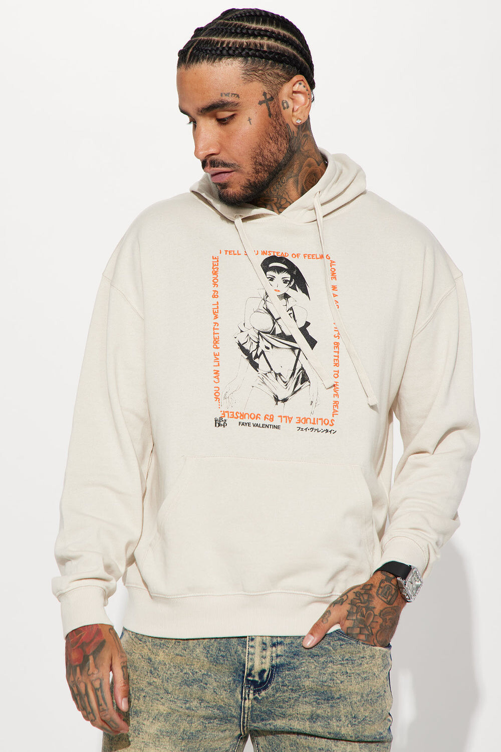 

Худи Fashion Nova HDM1PRNCBP, песочный, Бежевый