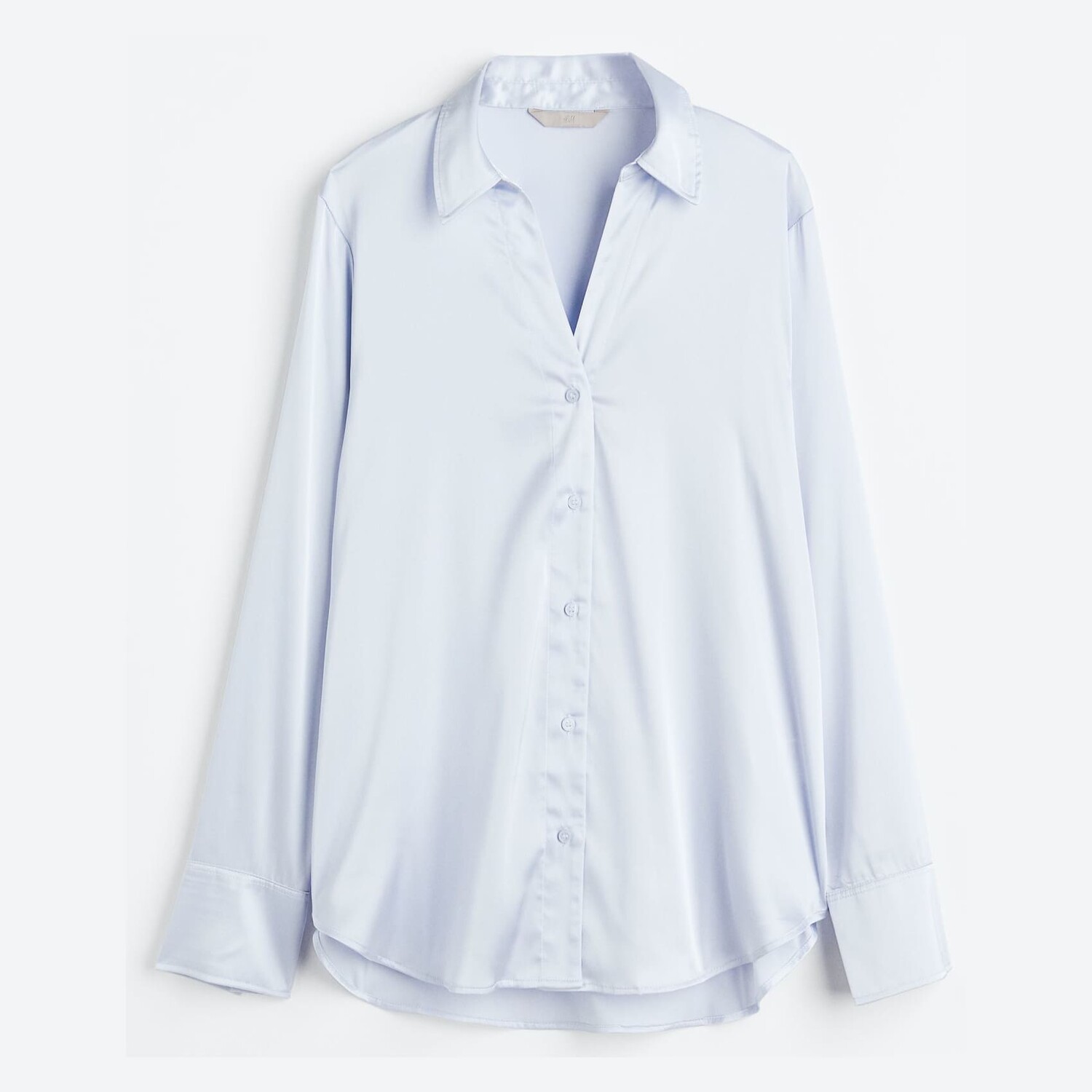 

Блузка H&M V-neck, светло-голубой