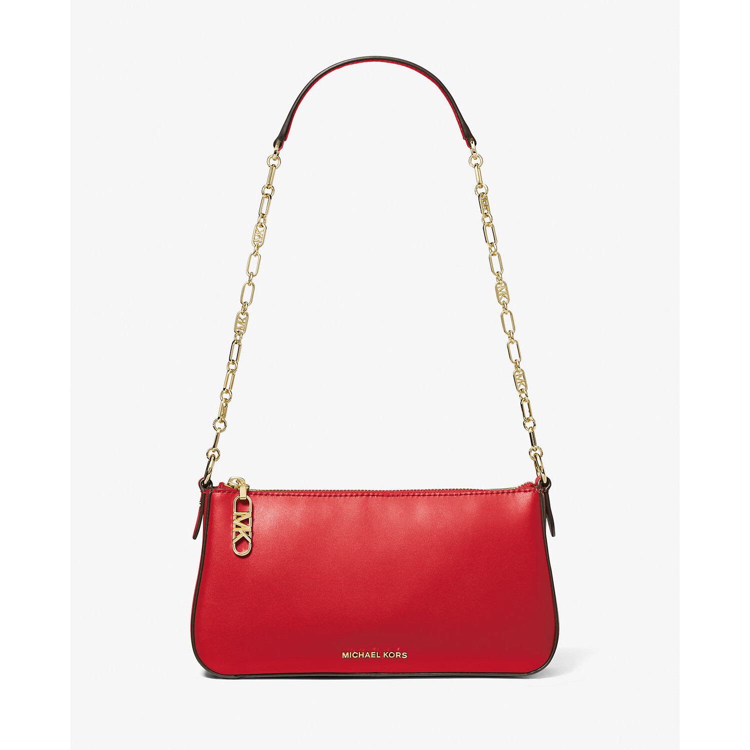 

Сумка Michael Michael Kors Empire Medium Leather Pochette, красный