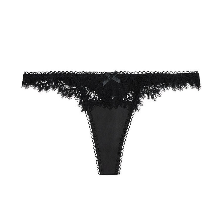 

Трусы Victoria’s Secret For Love & Lemons Faye Lace, черный